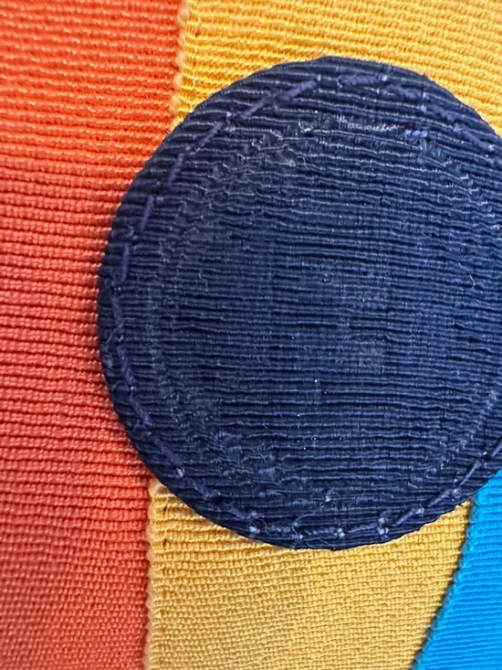 Colorful Striped Canvas Zip Pouch - Picture 2 of 8